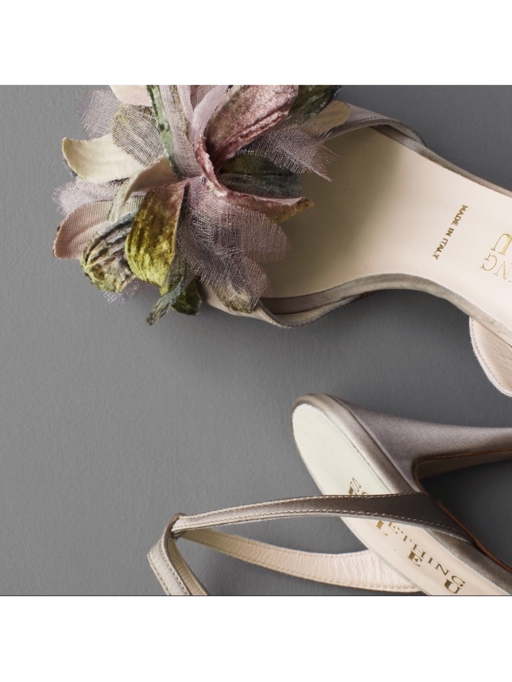 NWOT BHLDN x Something Bleu Agave Peep-Toe Sandals size 8 - Picture 2 of 8